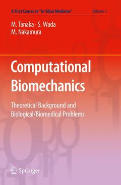 Couverture de l’ouvrage Computational Biomechanics