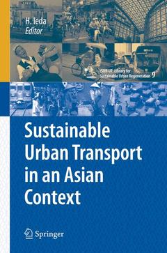 Couverture de l’ouvrage Sustainable Urban Transport in an Asian Context