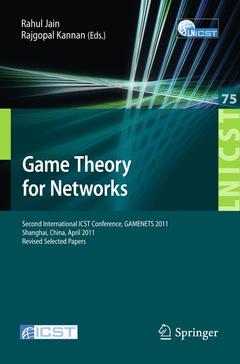 Cover of the book Game Theory for Networks