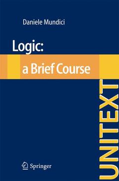 Couverture de l’ouvrage Logic: a Brief Course