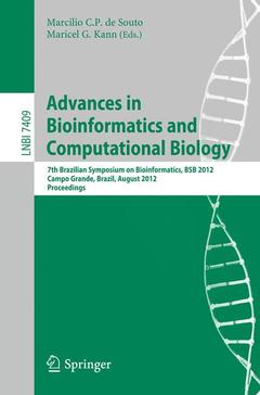 Cover of the book Advances in Bioinformatics and Computational Biology
