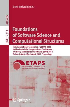 Couverture de l’ouvrage Foundations of Software Science and Computational Structures
