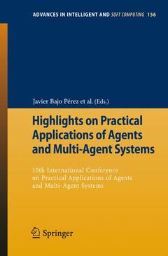 Couverture de l’ouvrage Highlights on Practical Applications of Agents and Multi-Agent Systems