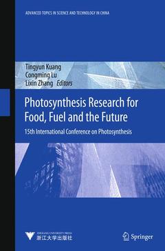 Couverture de l’ouvrage Photosynthesis Research for Food, Fuel and Future