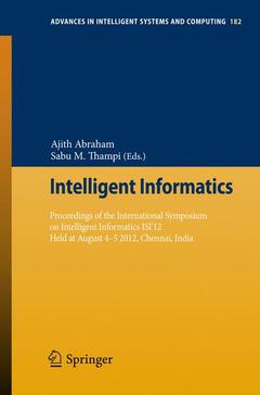 Couverture de l’ouvrage Intelligent Informatics