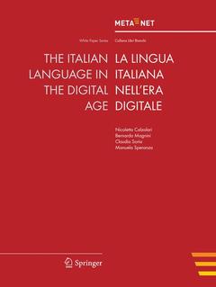 Couverture de l’ouvrage The Italian Language in the Digital Age