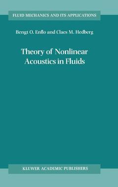 Couverture de l’ouvrage Theory of Nonlinear Acoustics in Fluids