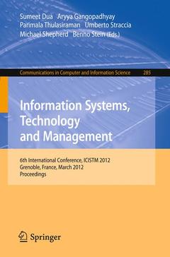 Couverture de l’ouvrage Information Systems, Technology and Management