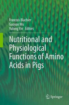 Couverture de l’ouvrage Nutritional and Physiological Functions of Amino Acids in Pigs