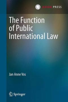 Cover of the book The Function of Public International Law