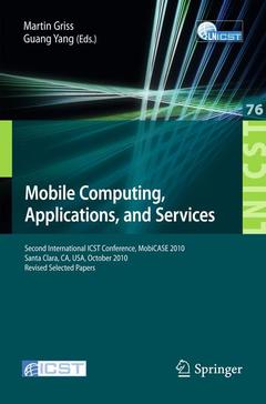 Cover of the book Mobile Computing, Applications, and Services