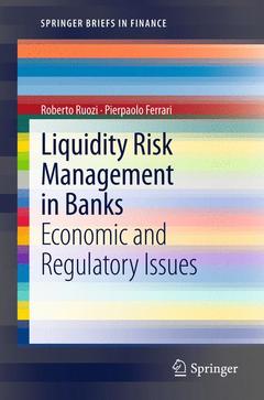 Couverture de l’ouvrage Liquidity Risk Management in Banks