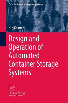 Couverture de l’ouvrage Design and Operation of Automated Container Storage Systems