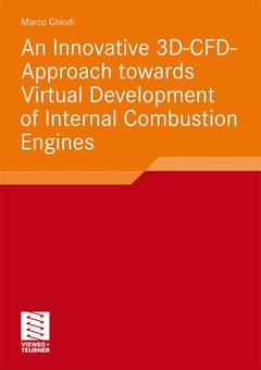 Cover of the book An Innovative 3D-CFD-Approach towards Virtual Development of Internal Combustion Engines