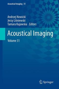 Couverture de l’ouvrage Acoustical Imaging