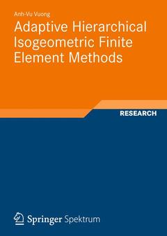 Couverture de l’ouvrage Adaptive Hierarchical Isogeometric Finite Element Methods