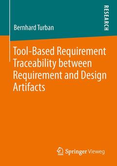 Cover of the book Tool-Based Requirement Traceability between Requirement and Design Artifacts