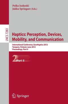 Couverture de l’ouvrage Haptics: Perception, Devices, Mobility, and Communication
