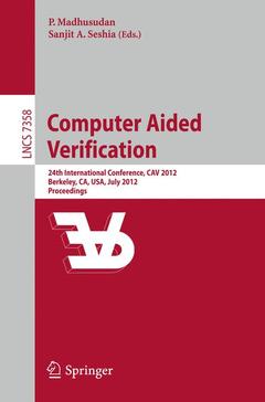 Couverture de l’ouvrage Computer Aided Verification