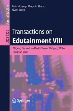 Cover of the book Transactions on Edutainment VIII
