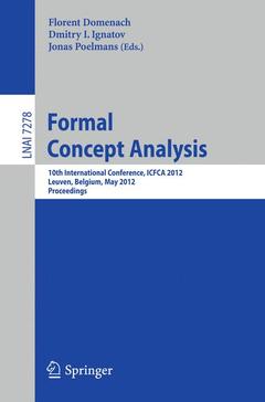 Couverture de l’ouvrage Formal Concept Analysis