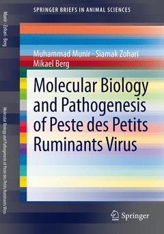 Couverture de l’ouvrage Molecular Biology and Pathogenesis of Peste des Petits Ruminants Virus