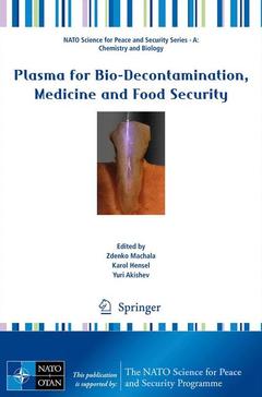 Cover of the book Plasma for Bio-Decontamination, Medicine and Food Security