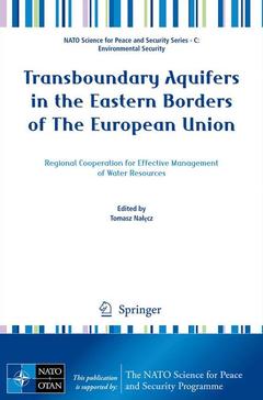 Couverture de l’ouvrage Transboundary Aquifers in the Eastern Borders of The European Union