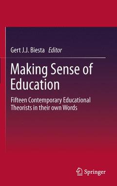 Cover of the book Making Sense of Education