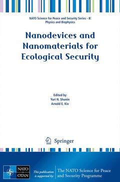 Couverture de l’ouvrage Nanodevices and Nanomaterials for Ecological Security