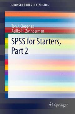 Couverture de l’ouvrage SPSS for Starters, Part 2