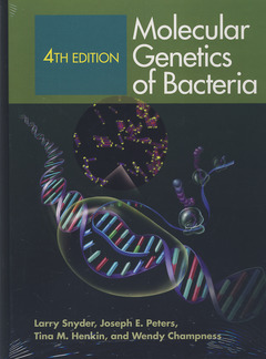 Couverture de l’ouvrage Molecular genetics of bacteria