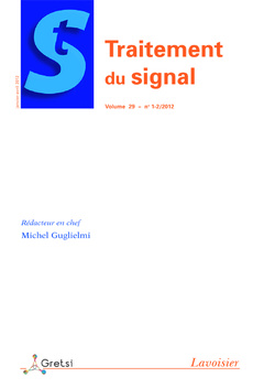 Couverture de l’ouvrage Traitement du signal Volume 29 N° 1-2/Janvier-Avril 2012