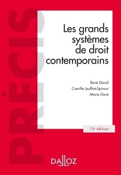 Couverture de l’ouvrage Les grands systèmes de droit contemporains. 12e éd.