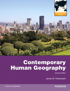 Couverture de l’ouvrage Contemporary human georgraphy ISE