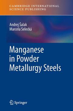 Cover of the book Manganese in Powder Metallurgy Steels
