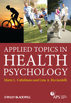 Couverture de l’ouvrage Applied Topics in Health Psychology