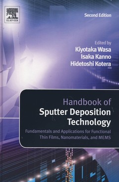 Couverture de l’ouvrage Handbook of Sputter Deposition Technology