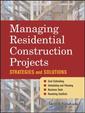 Couverture de l'ouvrage Managing residential construction projects