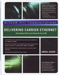 Couverture de l'ouvrage Delivering carrier ethernet. Extending ethernet beyond the LAN
