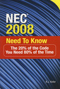 Couverture de l'ouvrage NEC 2008 need to Know. The 20% of the code, you need 80% of the time
