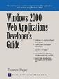 Couverture de l'ouvrage Windows 2000 web applications developer's guide