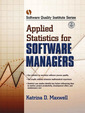 Couverture de l'ouvrage Applied statistics for software managers