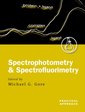 Couverture de l'ouvrage Spectrophotometry and Spectrofluorimetry