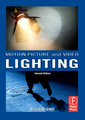 Couverture de l'ouvrage Motion picture & video lighting (with DVD)