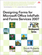 Couverture de l'ouvrage Designing forms with Microsoft Office InfoPath 2007