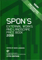 Couverture de l'ouvrage Spon's external works and landscape price book 2008