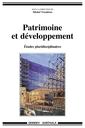 Couverture de l'ouvrage Patrimoine et développement - études pluridisciplinaires