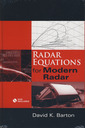 Couverture de l'ouvrage Radar Equations for Modern Radar