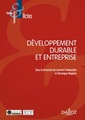 Couverture de l'ouvrage Développement durable et entreprise